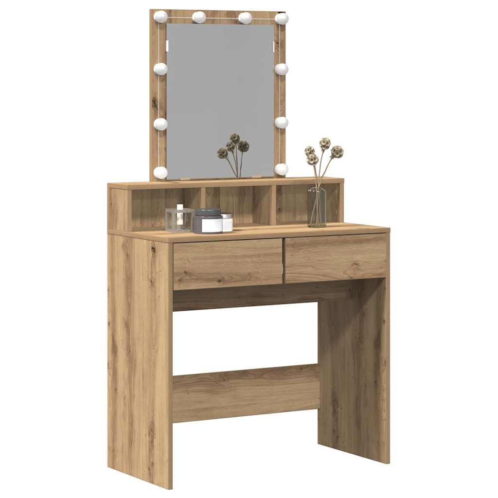 Dressingbord artisan eg 80 x 41 x 144,5 cm Konstrueret træ