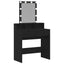 Dressingbord Sort eg 80 x 41 x 144,5 cm Konstrueret træ