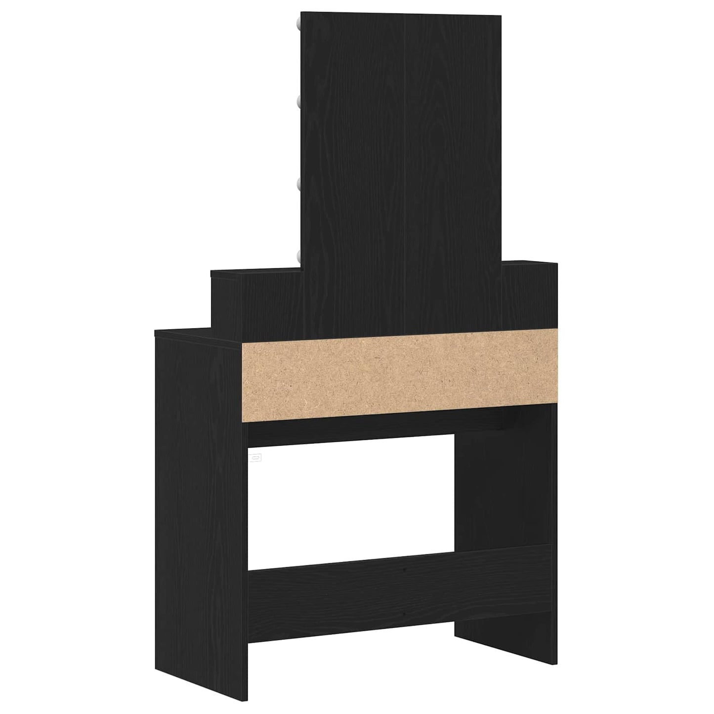 Dressingbord Sort eg 80 x 41 x 144,5 cm Konstrueret træ