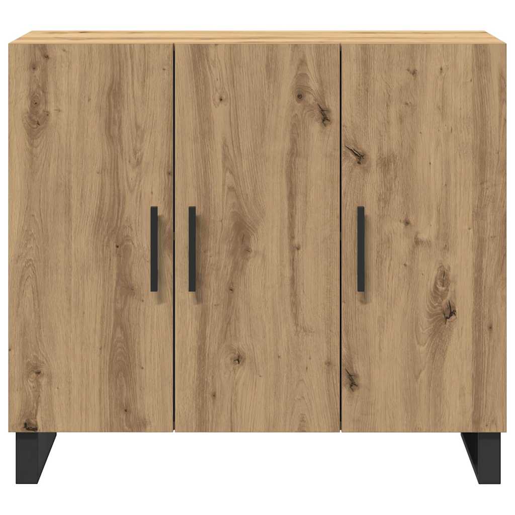 Sideboard Artisan Egetræ 90 x 34 x 80 cm Konstrueret træ