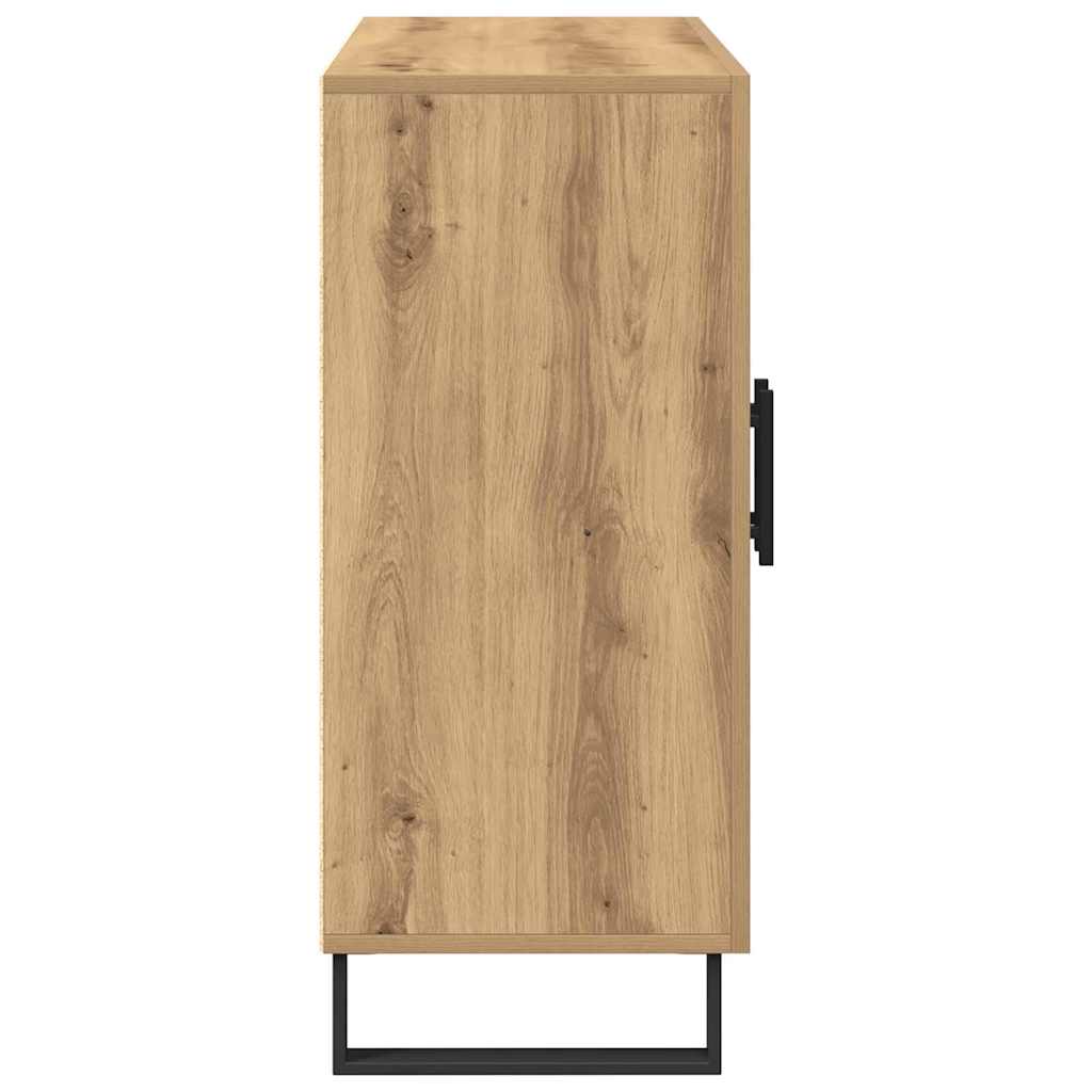 Sideboard Artisan Egetræ 90 x 34 x 80 cm Konstrueret træ