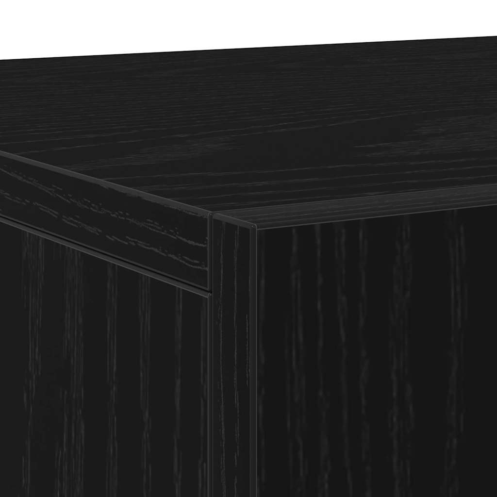 Sideboard Sort eg 90 x 34 x 80 cm Konstrueret træ
