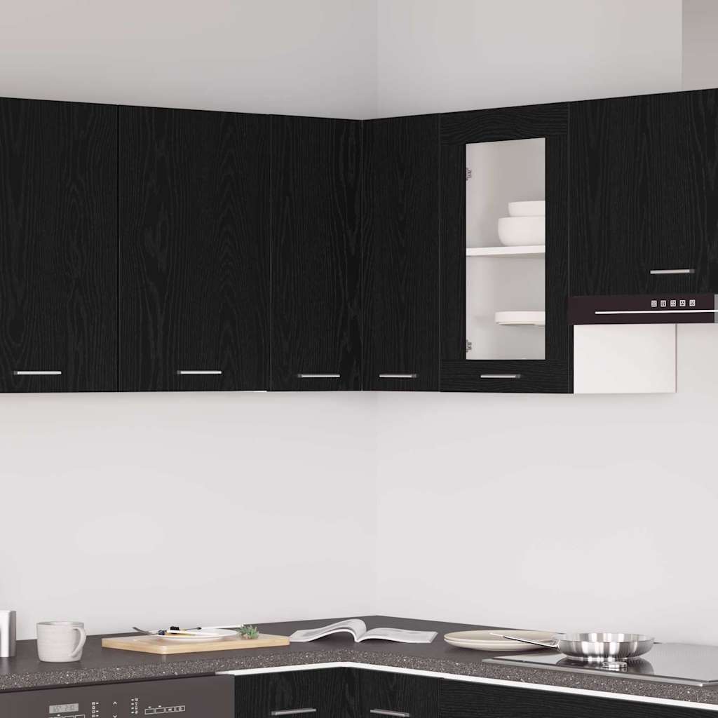 Hængeskab Lyon Sort eg 57 x 57 x 60 cm Konstrueret træ