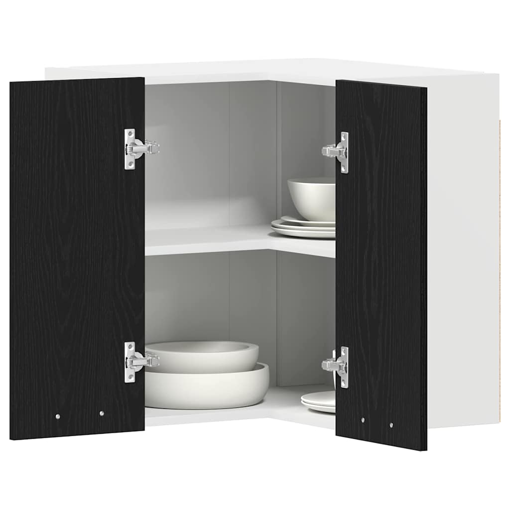 Hængeskab Lyon Sort eg 57 x 57 x 60 cm Konstrueret træ