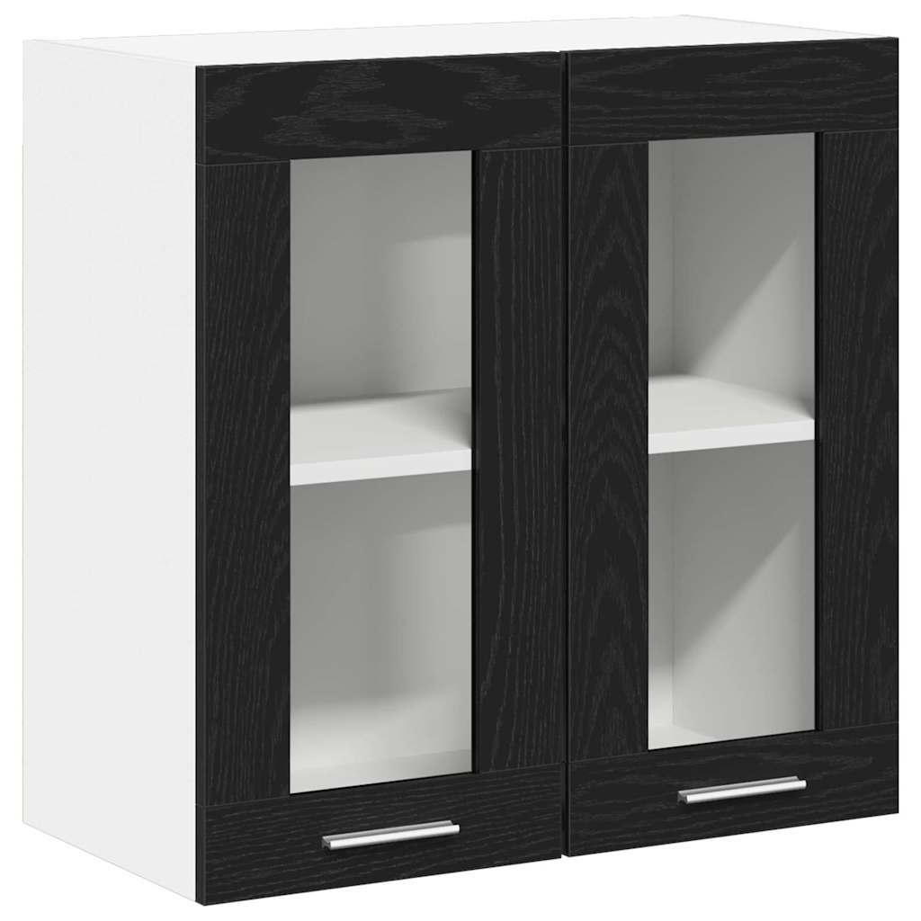 Hængeskab Sort eg 60 x 31 x 60 cm Konstrueret træ
