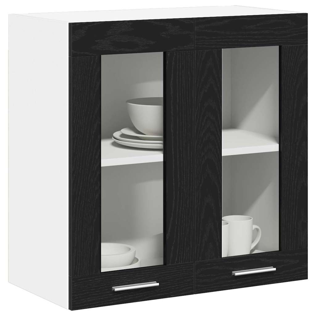 Hængeskab Sort eg 60 x 31 x 60 cm Konstrueret træ