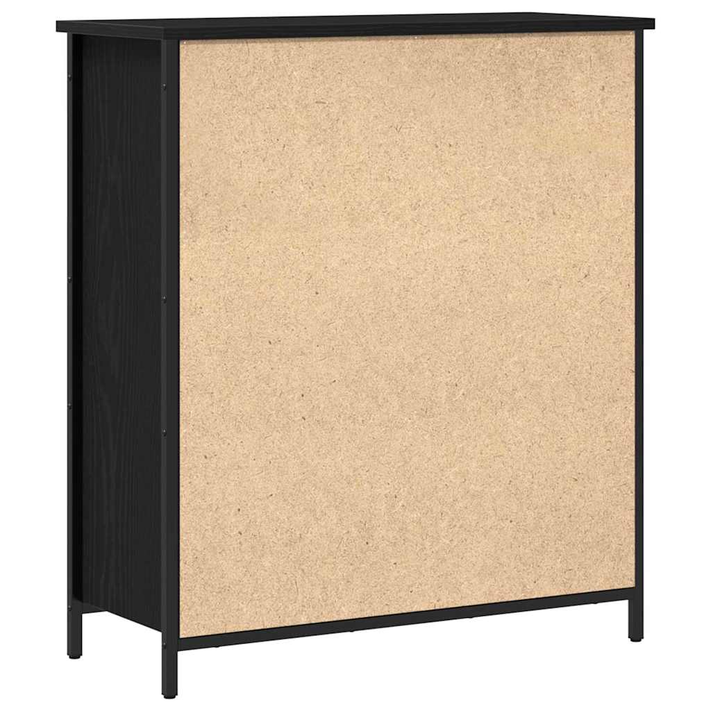 Sideboard Sort eg 70 x 30 x 80 cm Konstrueret træ