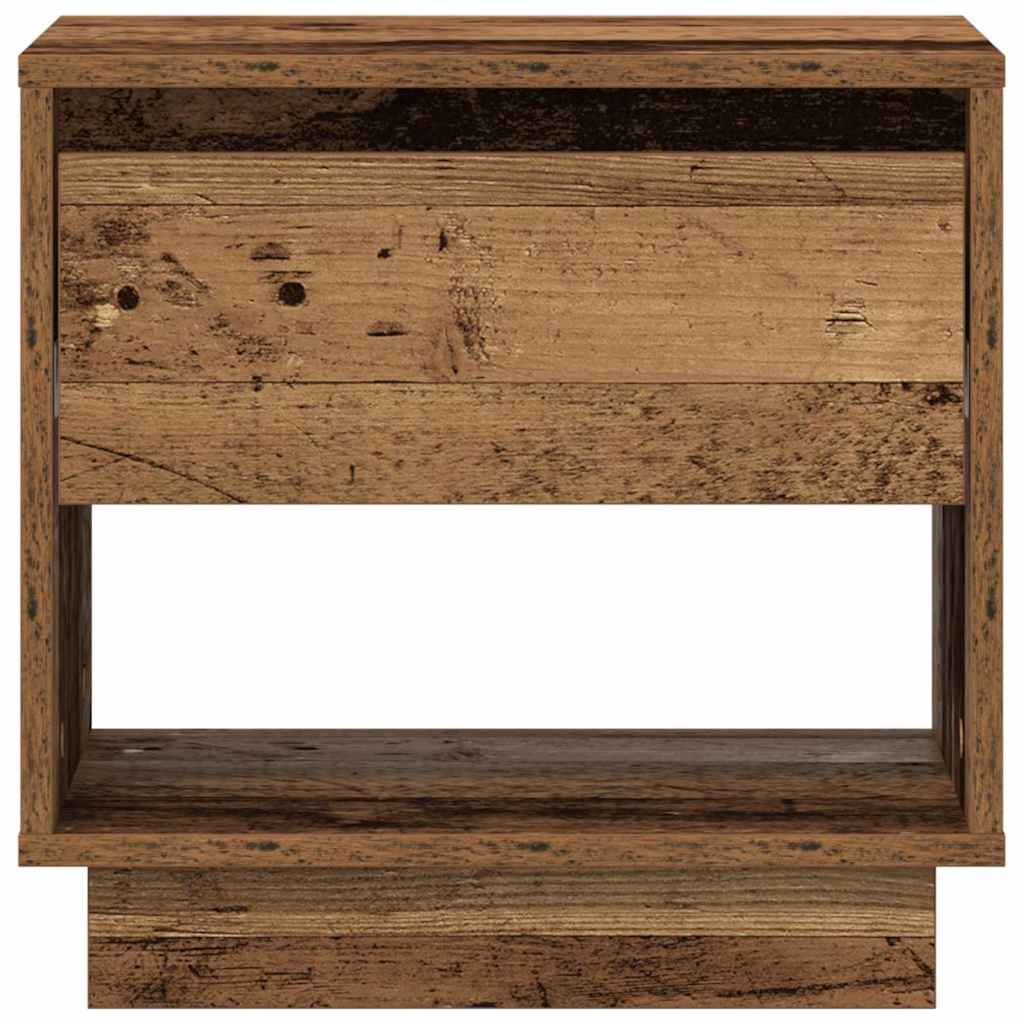 Natbord Gammelt træ 45 x 34 x 44 cm Konstrueret træ