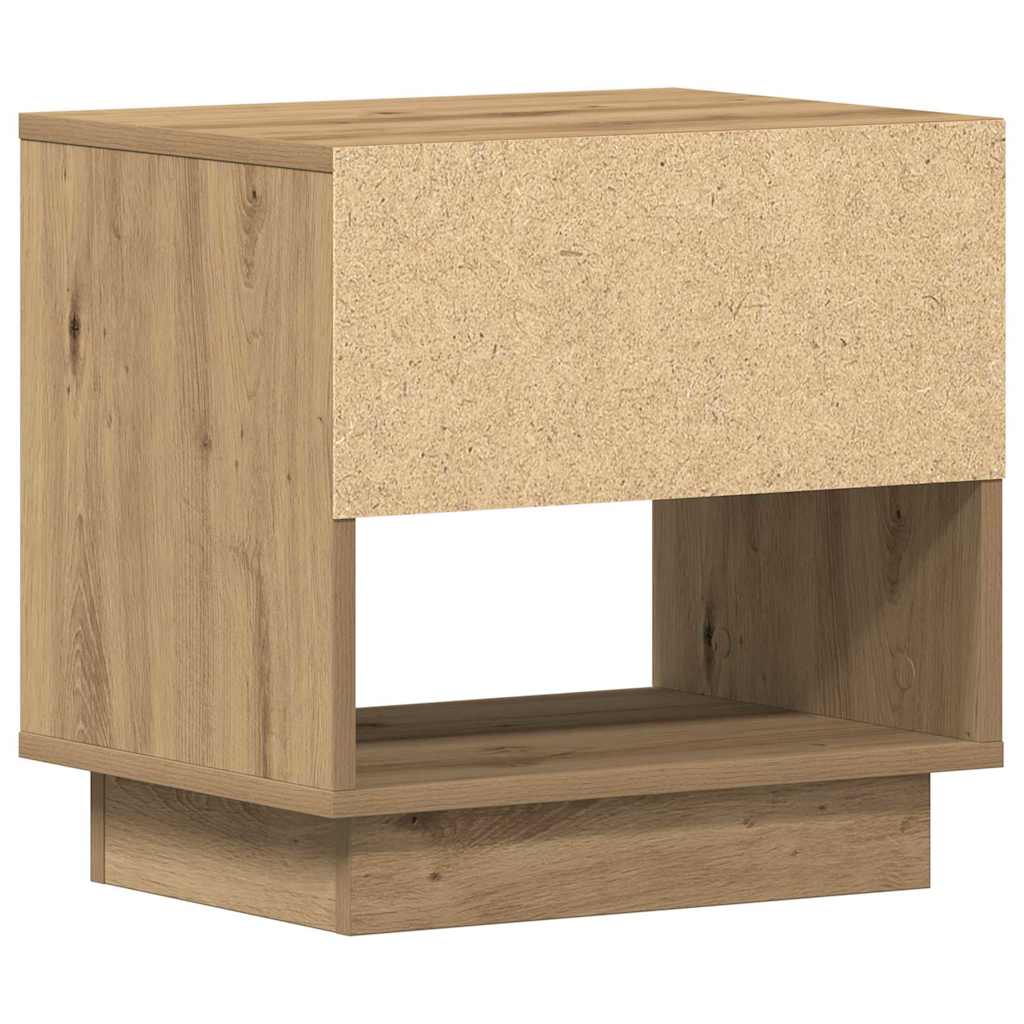 Natbord 2 stk. Artisan Egetræ 45 x 34 x 44 cm Konstrueret træ