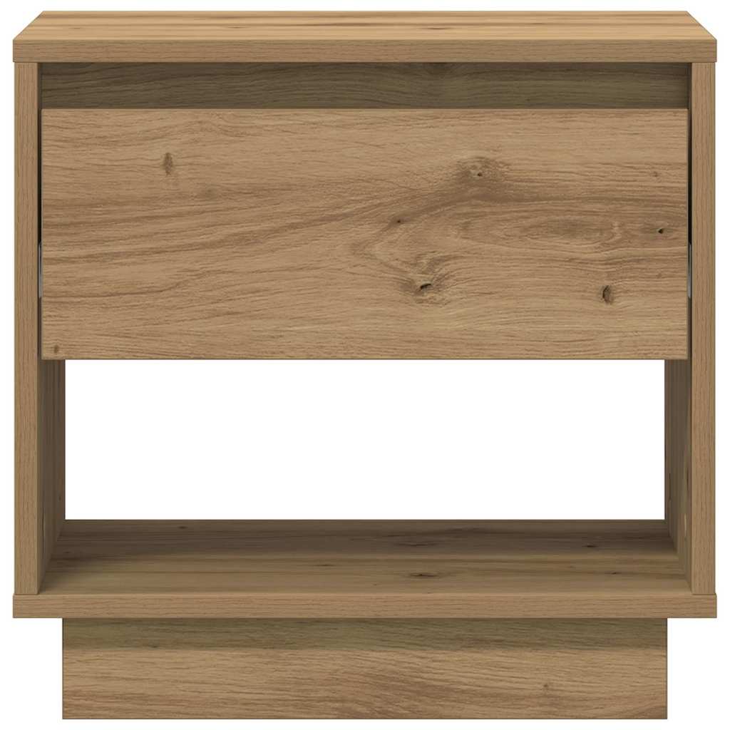 Natbord 2 stk. Artisan Egetræ 45 x 34 x 44 cm Konstrueret træ