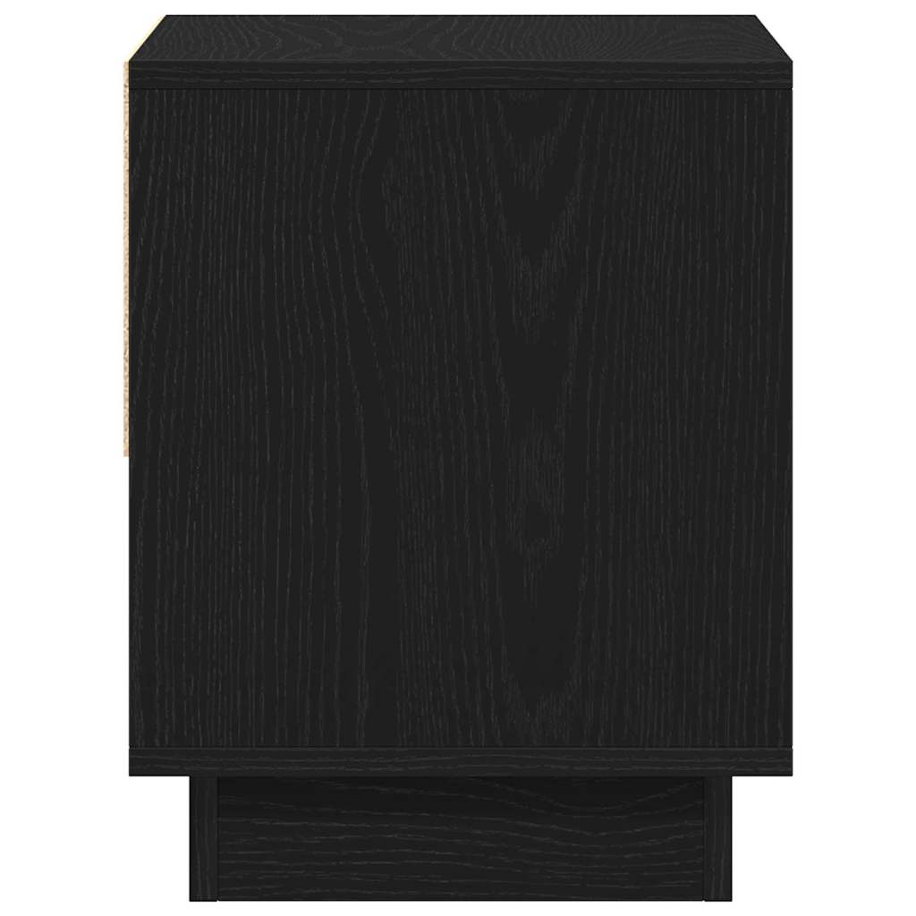 Natbord 2 stk. Sort eg 45 x 34 x 44 cm Konstrueret træ