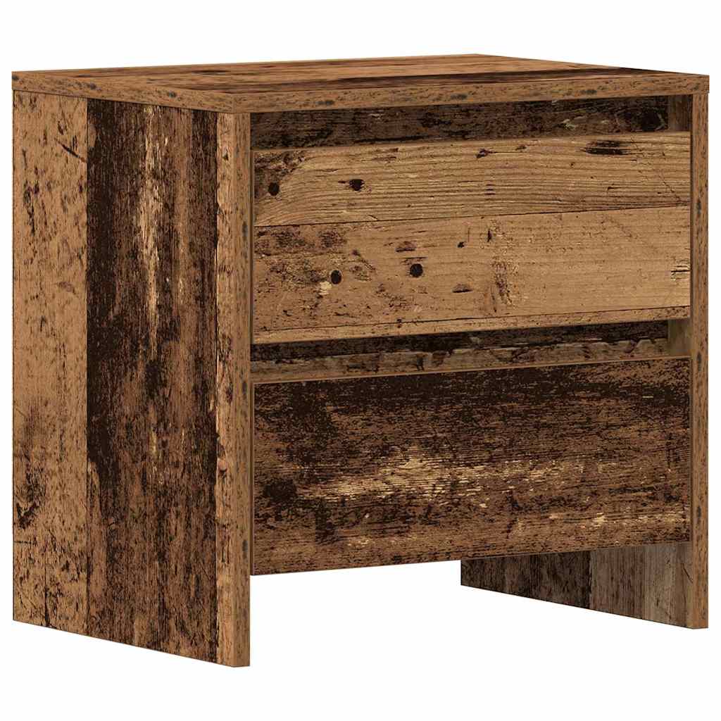 Natskab 2 stk. Gammelt træ 45 x 34 x 44,5 cm Konstrueret træ