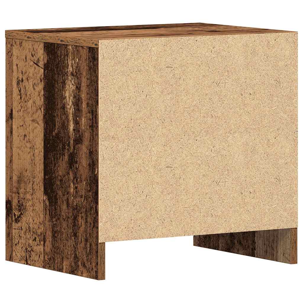 Natskab 2 stk. Gammelt træ 45 x 34 x 44,5 cm Konstrueret træ