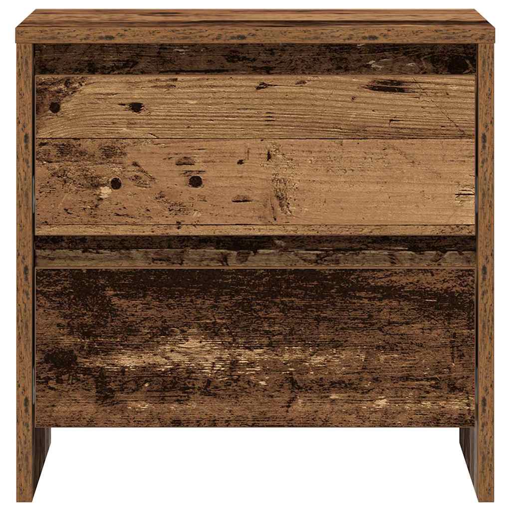 Natskab 2 stk. Gammelt træ 45 x 34 x 44,5 cm Konstrueret træ