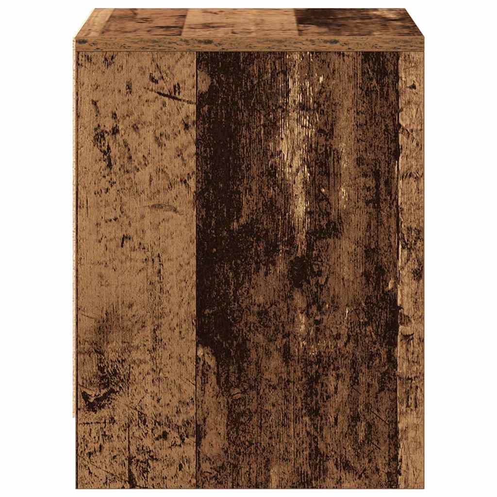 Natskab 2 stk. Gammelt træ 45 x 34 x 44,5 cm Konstrueret træ