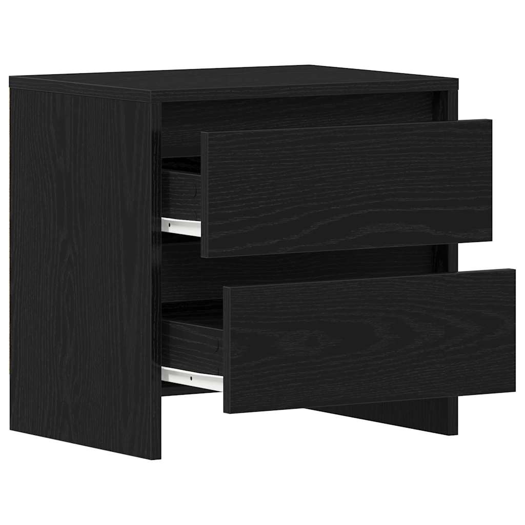 Natskab 2 stk. Sort eg 45 x 34 x 44,5 cm Konstrueret træ