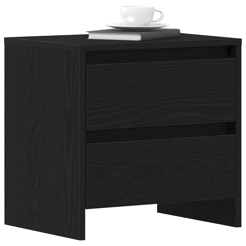 Natskab 2 stk. Sort eg 45 x 34 x 44,5 cm Konstrueret træ