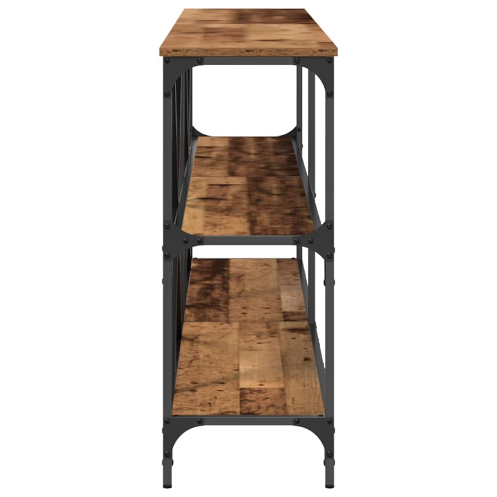 Konsolbord Gammelt træ 200 x 30 x 75 cm Konstrueret træ