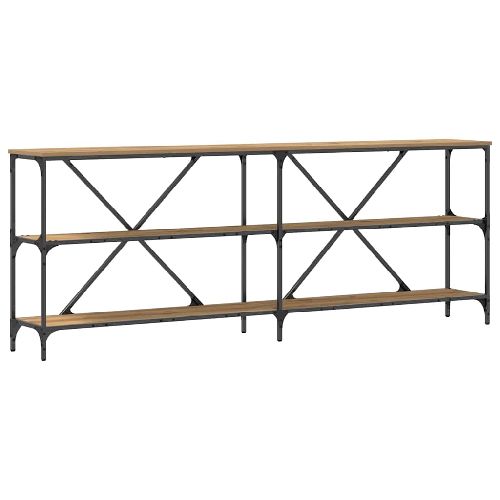 Konsolbord Artisan eg 200 x 30 x 75 cm Konstrueret træ