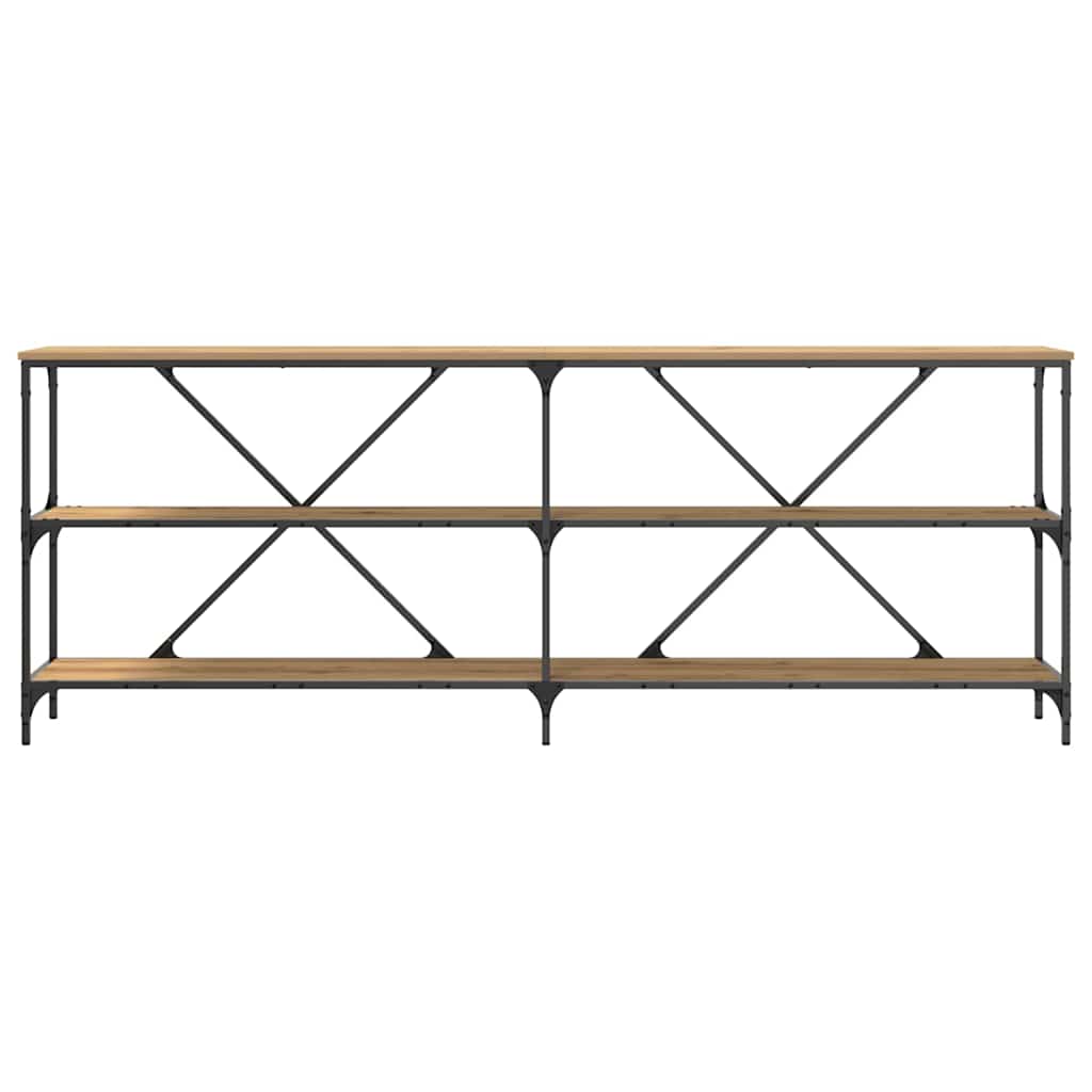 Konsolbord Artisan eg 200 x 30 x 75 cm Konstrueret træ