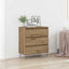 Sideboard Artisan Egetræ 60 x 35 x 70 cm Konstrueret træ