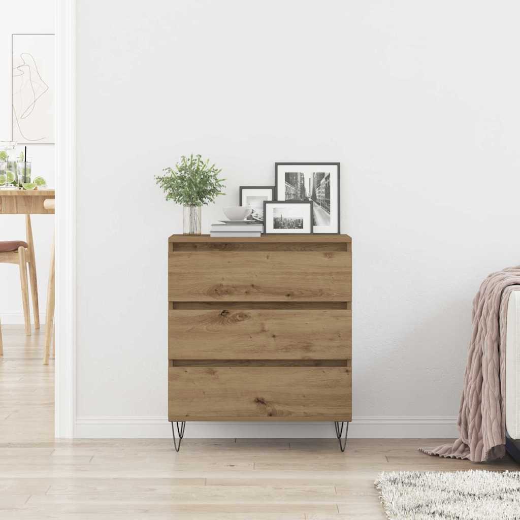 Sideboard Artisan Egetræ 60 x 35 x 70 cm Konstrueret træ