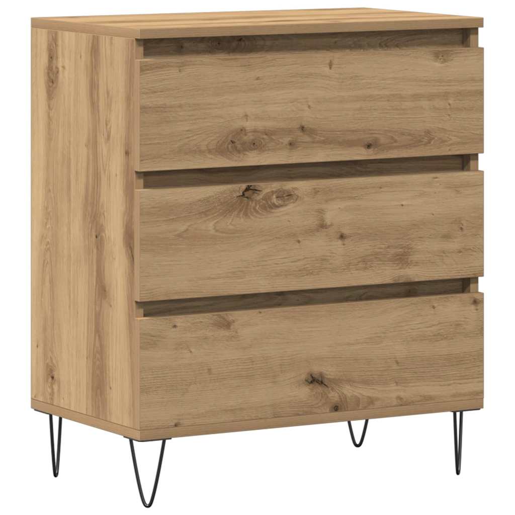 Sideboard Artisan Egetræ 60 x 35 x 70 cm Konstrueret træ
