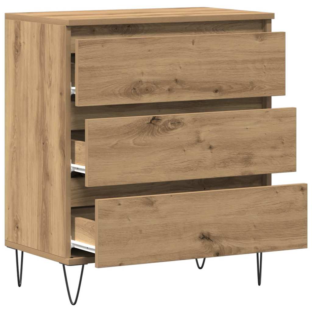 Sideboard Artisan Egetræ 60 x 35 x 70 cm Konstrueret træ