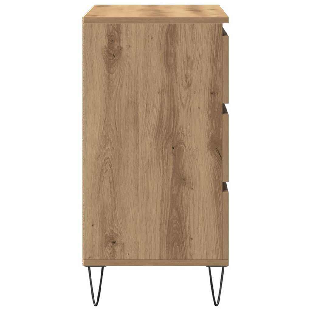 Sideboard Artisan Egetræ 60 x 35 x 70 cm Konstrueret træ