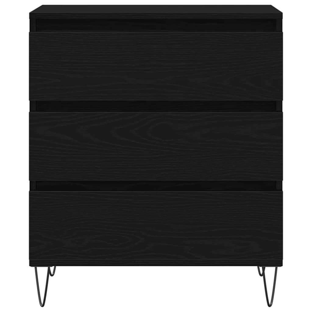 Sideboard Sort eg 60 x 35 x 70 cm Konstrueret træ