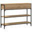 Konsolbord Artisan Egetræ 100 x 25 x 75 cm Konstrueret træ