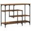 Konsolbord Gammelt træ 100 x 35 x 75 cm Laminat træ og metal