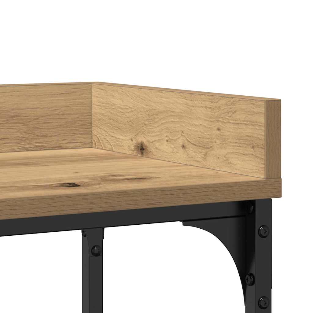 Konsolbord artisan eg 100 x 30 x 80 cm Laminat træ og metal