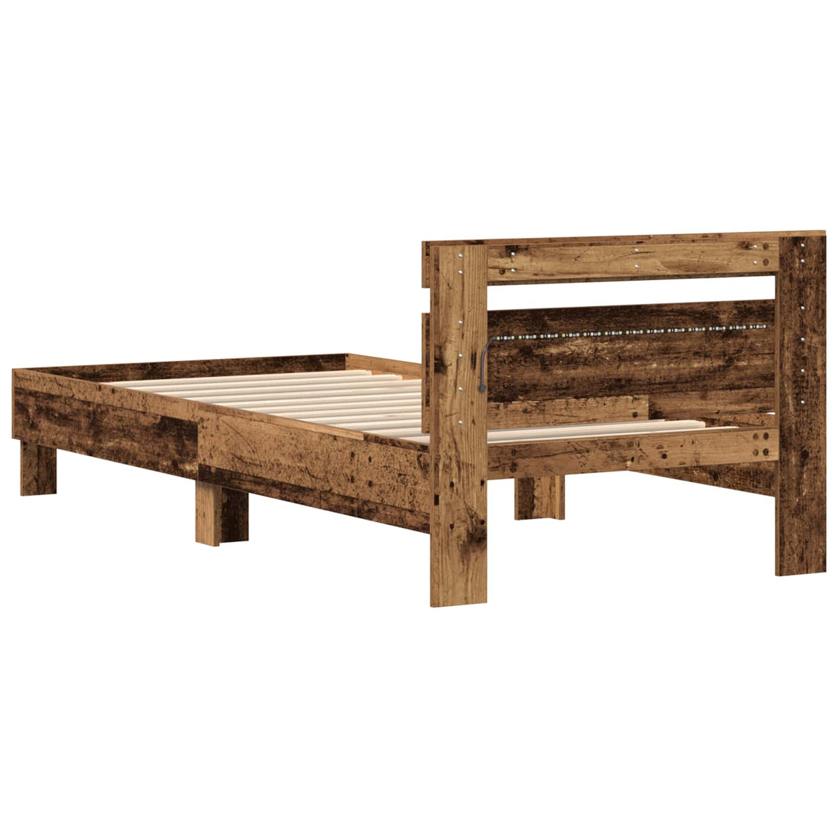 Sengestel Gammelt træ 100 x 200 cm Konstrueret træ
