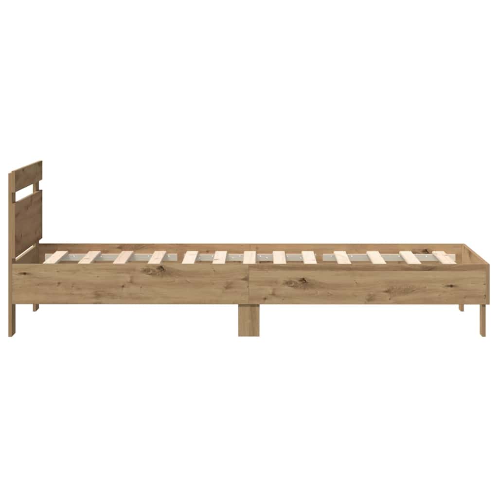 Sengestel Artisan Egetræ 90 x 200 cm Konstrueret træ