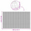 havehegn dobbeltsidet 1,8x3 m PVC gul