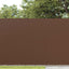 havehegn dobbeltsidet 1,8x3 m PVC brun