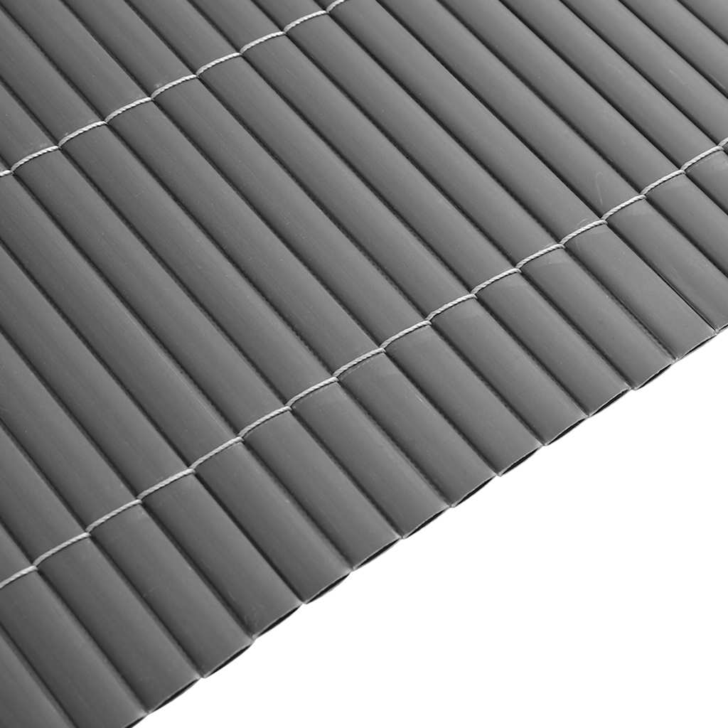 havehegn dobbeltsidet 1,8x3 m PVC grå