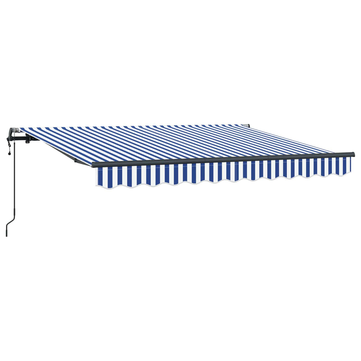 Udtrækkelig markise Blå 250 x 200 cm Stof