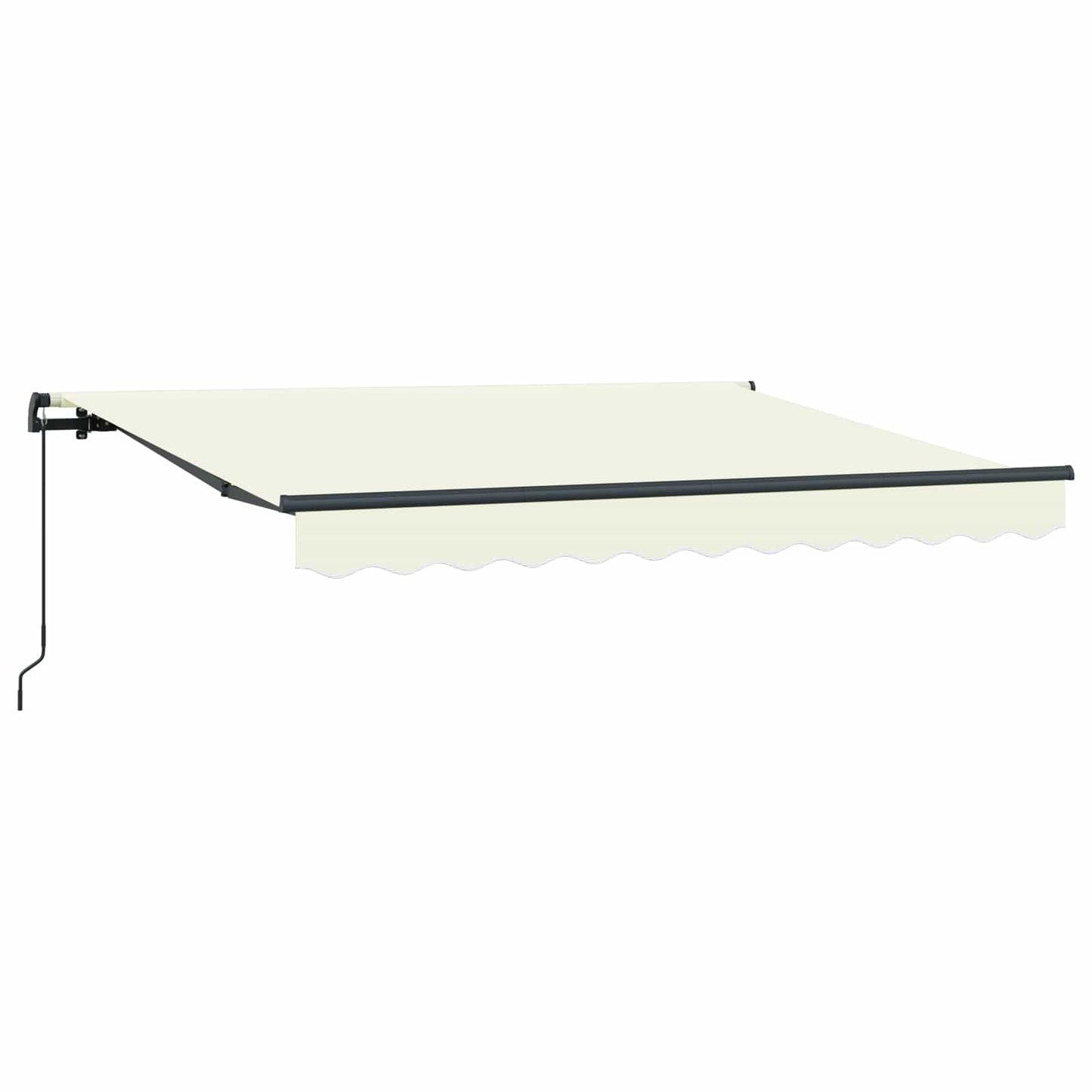 Udtrækkelig markise Creme 250 x 200 cm Stof