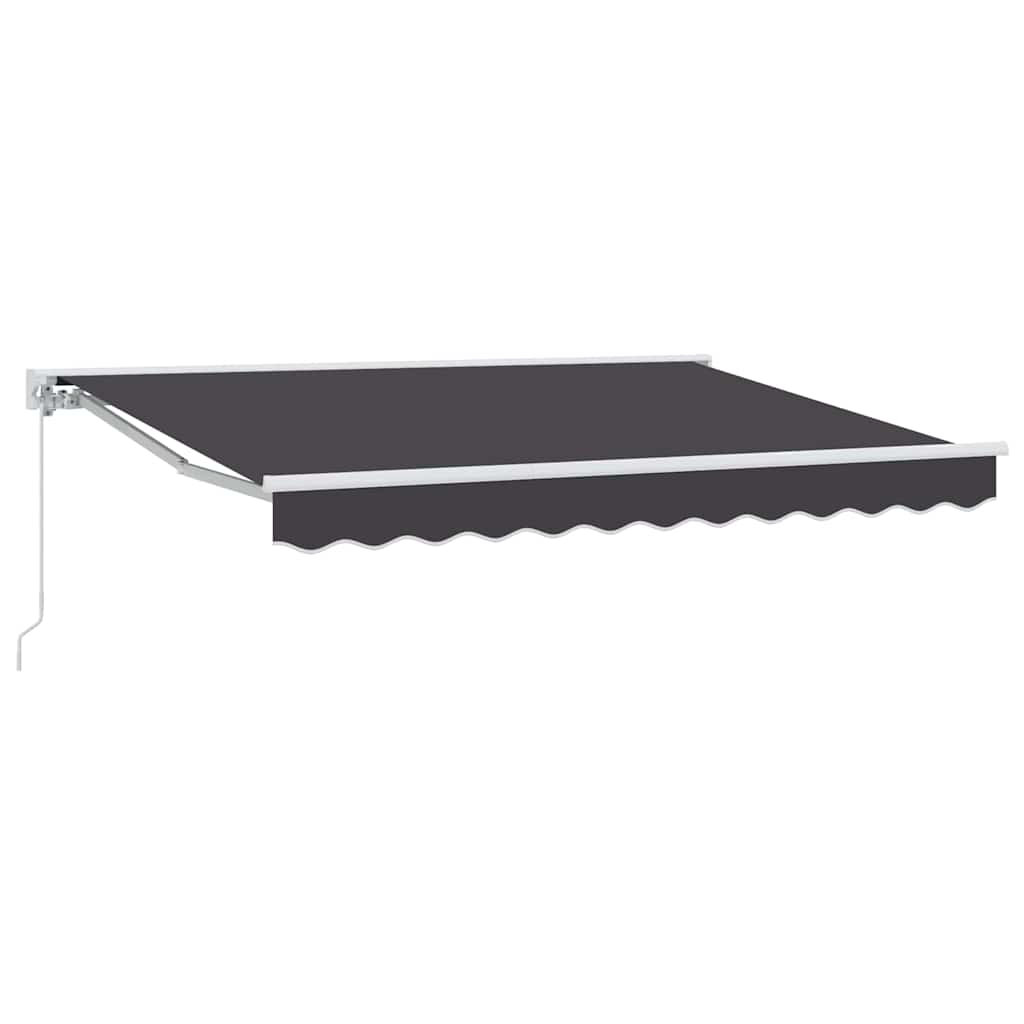 Markiseramme Antracit 250 x 200 cm Polyester med PU belægning