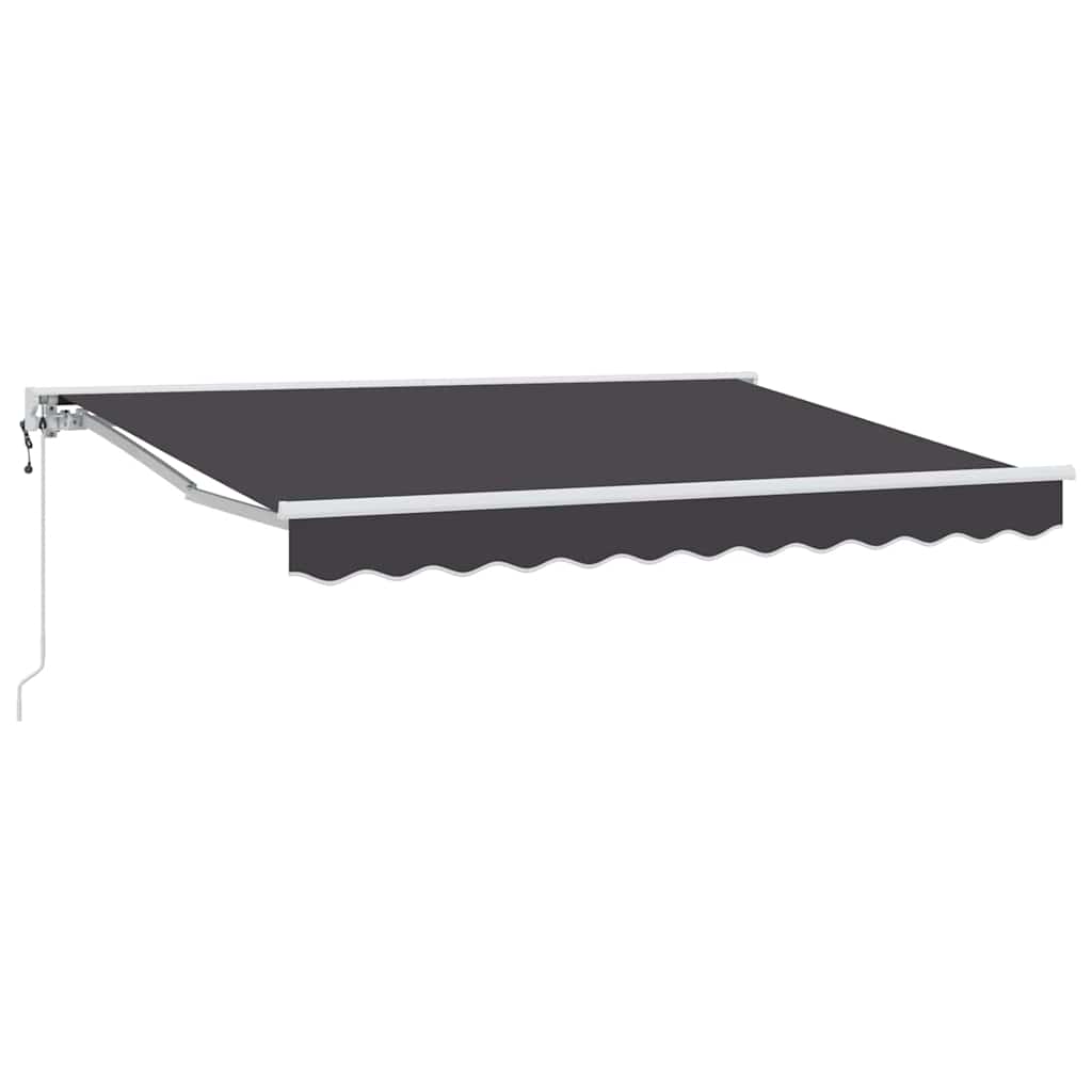 Markiseramme Antracit 250 x 200 cm Polyester med PU belægning