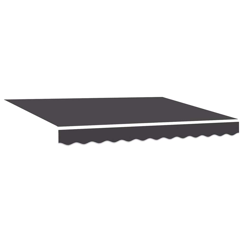 Markiseramme Antracit 250 x 200 cm Polyester med PU belægning