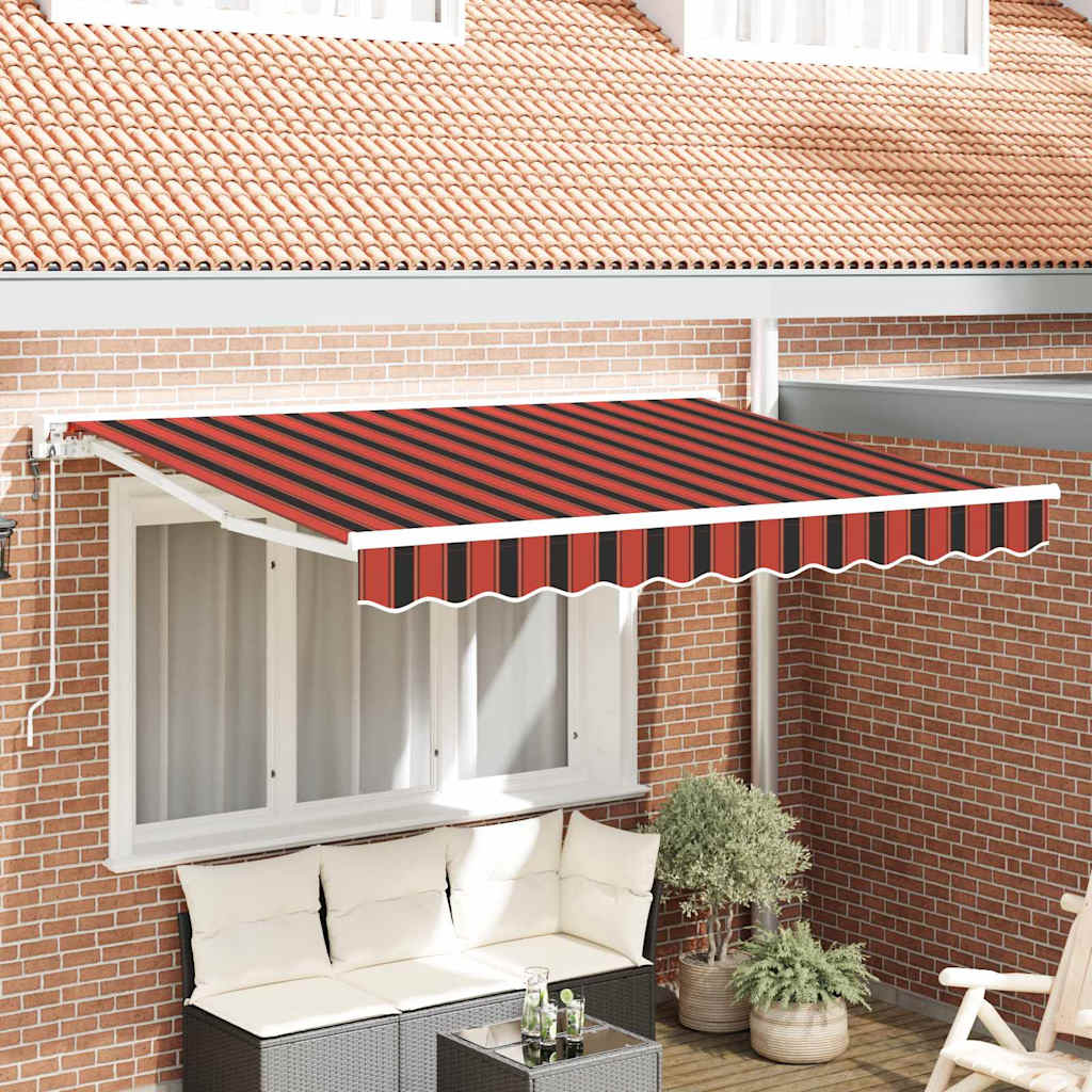 Markiseramme Orange og Sort 250 x 200 cm