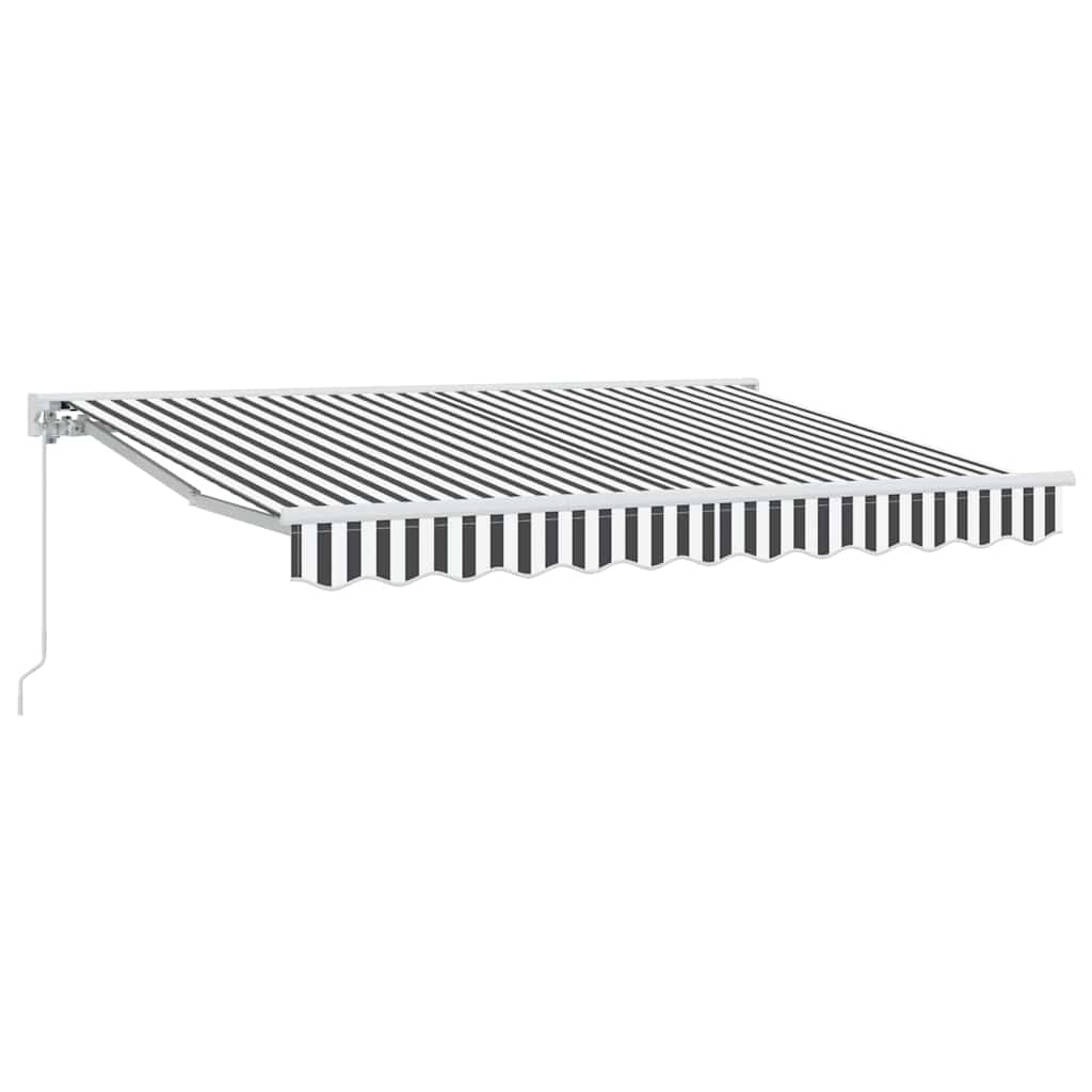 Markiseramme Anthracit og hvid 250 x 200 cm
