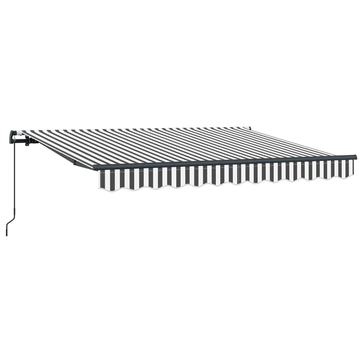 Udtrækkelig markise Antracit 250 x 200 cm Stof