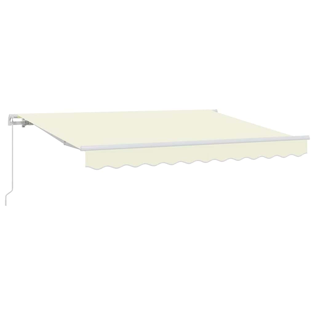 Udtrækkelig markise Creme 300 x 200 cm Stof