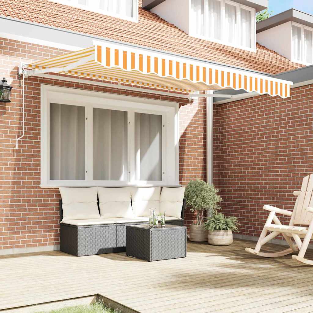 Markiseramme Gul og Hvid 300 x 200 cm