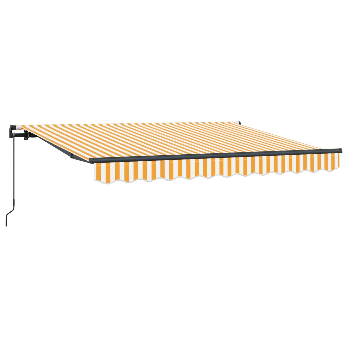 Udtrækkelig markise Gul 300 x 200 cm Stof