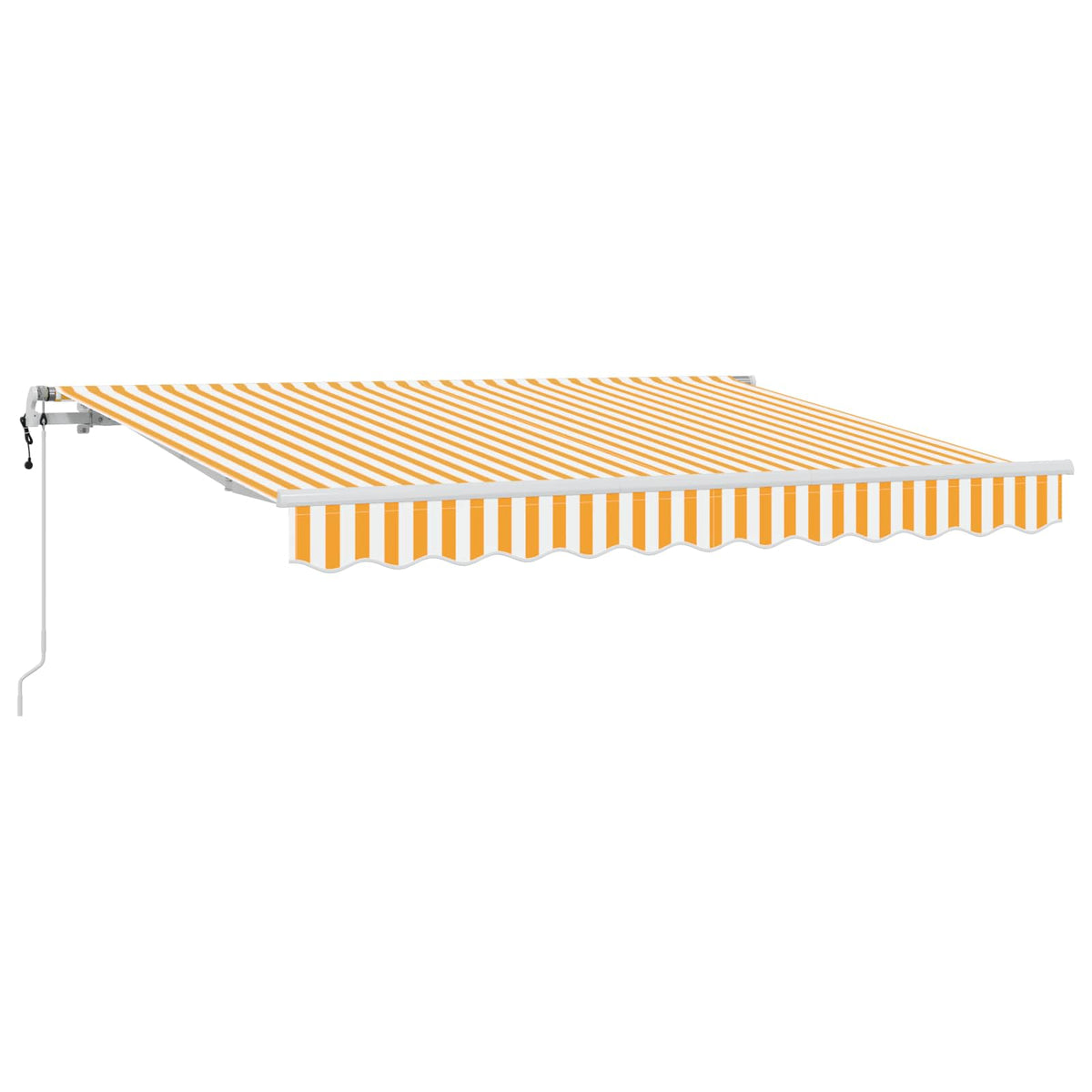 Udtrækkelig markise Gul 300 x 200 cm Stof